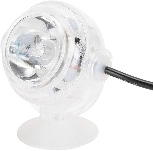 Aquarium Lights, Colorful Gradient Submersible LED Fish Light, LED Aquarium Light, Night Spot Light, US Plug White, for Home Aquariums, Office Tanks, and Decorative Fish Tanks