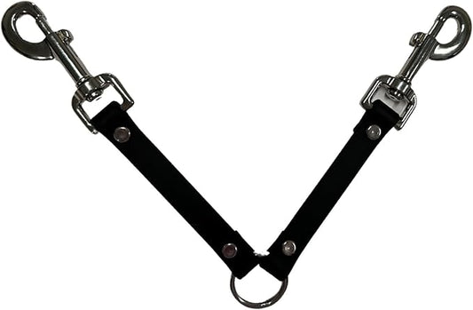 SparkDog Collars Dog Crate Fan Hanger, HotDawg Utility Strap, BioThane Ryobi P3320 Fan Hanger for Ruffland Dog Kennel, Bucket Holder Utility Strap - Made in The USA (Snaps Black)