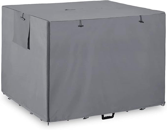 42Inch Wire Dog Crate Cover,Durable Windproof Privacy Polyester Pet Kennel Covers,Breathable Blackout Cover for 1/2/3 Door Dog Cage. (42" L x 28" W x 30" H,Grey)