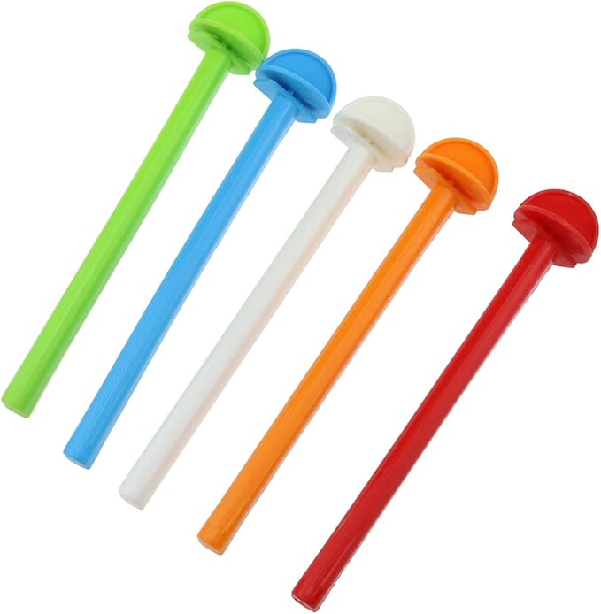 10 PCS Plastic Stand Perches Holders Bird Cage Perches Holders for Bird Habitat of Canary Parrots