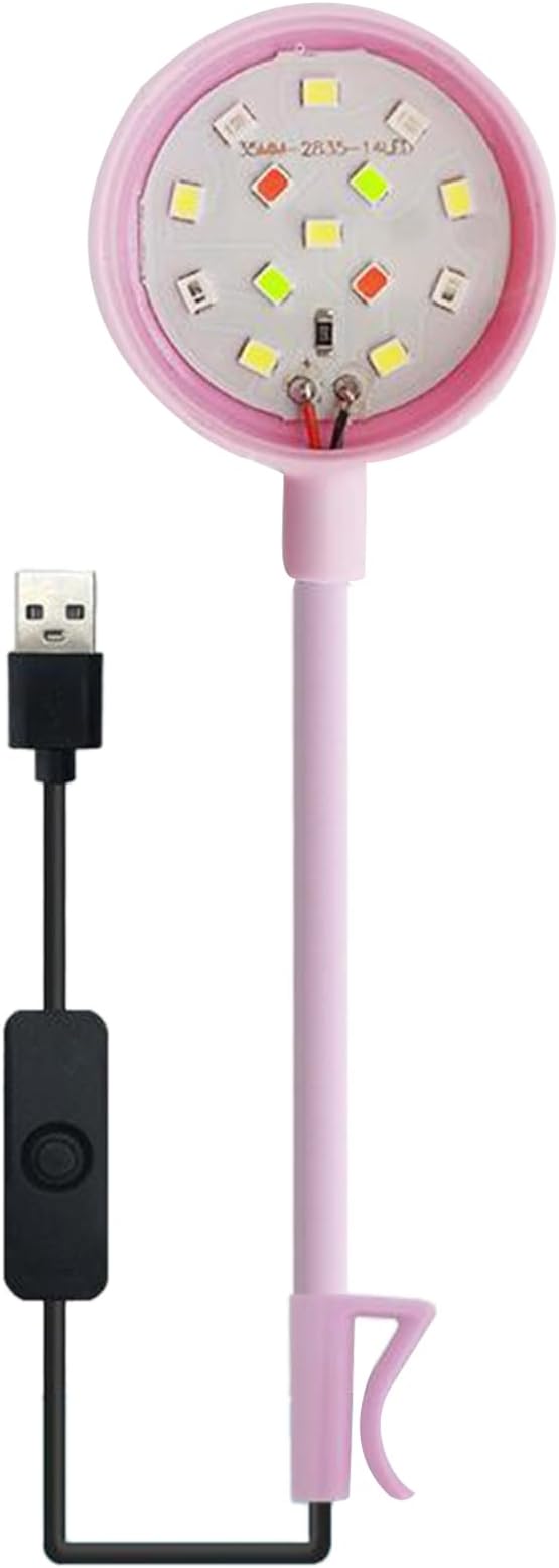 Lamps, Small Aquarium Fish Tank Led Light with USB Interface Clip On for Plant Aquarium