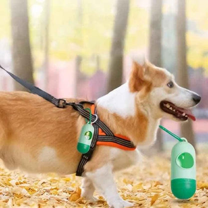 Paw Cleaner for Dogs, The Ideal Foot Washer That demolishes Dirt for Medium to Large Dogs. This paw Scrubber Comes with 1 roll Poop Bag and Carrier for Best Dog Cleaner