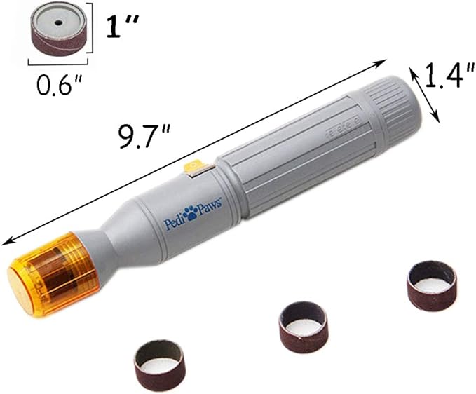 Ruri's Dog Nail Grinder, Upgraded Version Professional Electric Pet Nail Grinder Trimmer Grooming Tools