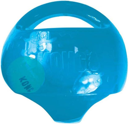 KONG Jumbler Ball - Interactive Dog Toy for Dog & Puppy Playtime - Fetch Toy with Tennis Ball - Dog Supplies for Engaging Play - for Large/XL Dogs - Assorted Colors
