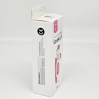 Walkinnwith LOOKUT Premium Dog Nail Clippers with Guide Light [Made in Korea] Safe Cat Nail Clippers  Easy Cat Claw Trimmer and Nail Trapper for Smaller Pets Under 40 lbs  Pink Edition