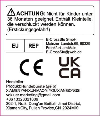 Dog Brush Cat Brush, Vokiuler Double Sided Bristle and Pin Pet Brush for Dog Grooming, Real Boar Bristle Shedding Brush with Bamboo Handle for Long Short Hair, 2 Pack Dog Comb, White