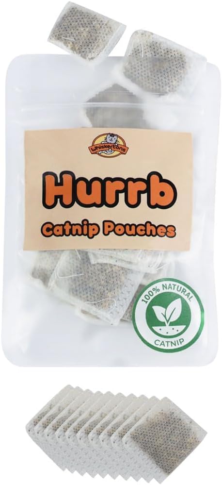 Interactive Bird Simulation Cat Toy Set, Interactive Cat Toys for Indoor Cats (10 Replacement Catnip Pouches)