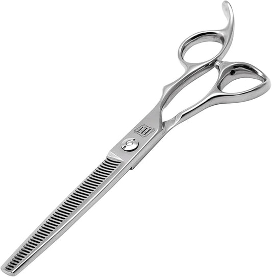 Dog Grooming Scissors: 6.5 inch Pet Thinning Shears Made Of Japanese 440C Advanced Stainless Steel Professional Grooming Scissors for Dogs Cats and Other Pets