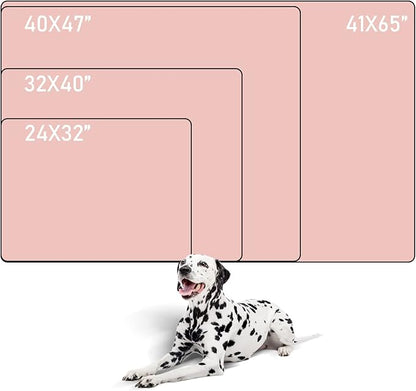 furrybaby Dog Blanket Soft Dog Blankets for Small Dogs Puppy Essentials Washable Fluffy Sherpa Fleece Cat Blanket 24x32 Inches for Bed Furniture Couch Sofa (Double-Layer Small, Pink)