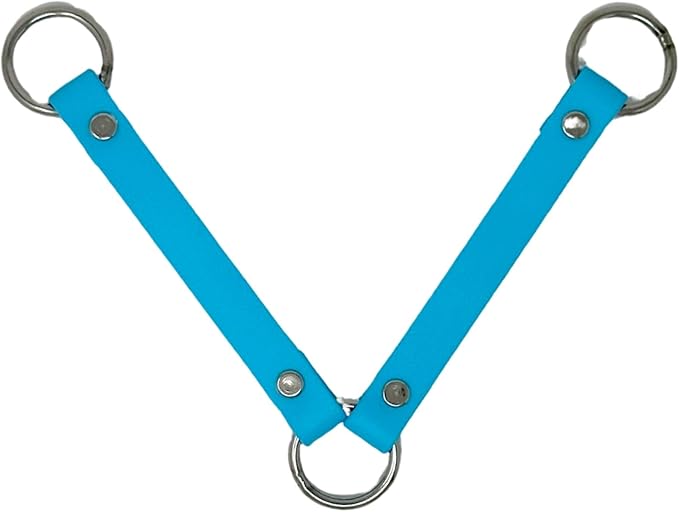 SparkDog Collars Dog Crate Fan Hanger, HotDawg Utility Strap, BioThane Ryobi P3320 Fan Hanger for Ruffland Dog Kennel, Bucket Holder Utility Strap - Made in The USA (Aqua)