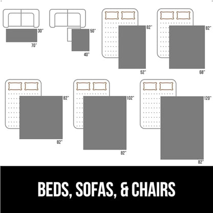 Gorilla Grip 100% Waterproof Dog Blanket, Pet Friendly Sofa Throw Essential for Small Pets, Dogs, Cats, Tear and Slip Resistant Leakproof Couch Cushion Cover for Indoor Furniture, 40x50 Burgundy