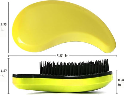 Small Dog Brush - Grooming Tool for Teddy, Yorkies, Maltese, Shih Tzu, Chihuahua - Puppy Hair Brush (Yellow)