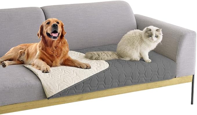 Waterproof and Non-Slip Dog Bed Cover and Pet Blanket Sofa Pet Bed Mat ï¼_ar Incontinence Mattress Protectors Furniture Couch Cover for Most Cats Dogs,Petsï¼30x70-Dark Greyï¼