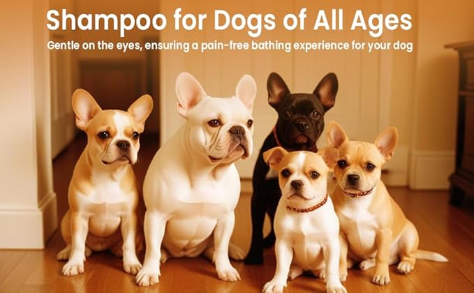 Dog Shampoo for Itchy Skin, Allergies & Odor – Calming Formula with Lavender, Rosemary & Biotin – Moisturizing & Hypoallergenic – Safe for Sensitive Skin & Puppies – 16 fl oz