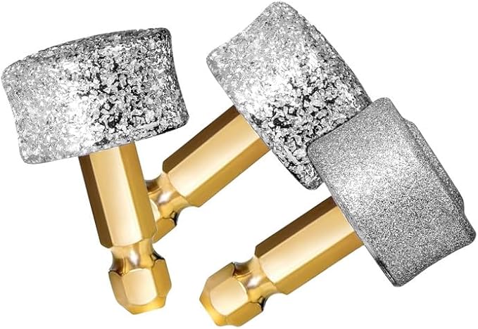Dog Nail Grinder Bit, Durable Diamond Grinding Wheels, Safe & Effective Tip Drill Bit,Super Hard & Soft Dog Nail Trimmers Replacement Head for Small Medium Large Dogs Cats (3 Pack)