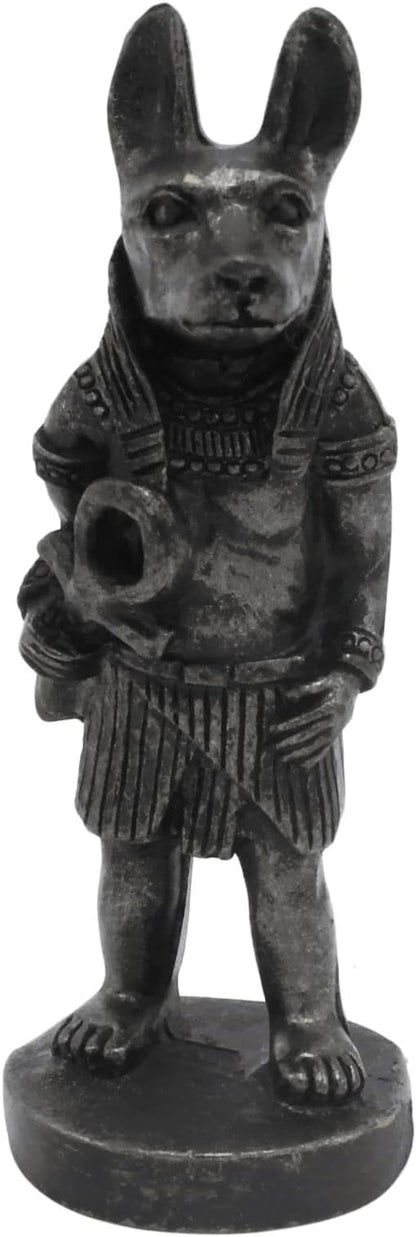 Anubis Ancient Egypt Aquarium Fish Tank Decorations Reptile Turtle Lizard Spider Tanks Terrarium Egyptian Sculpture Figurine Statue Décor Ornament Pet