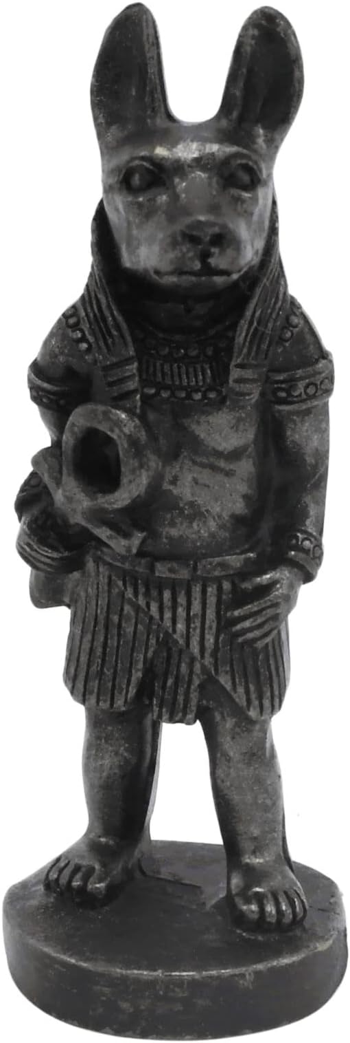 Anubis Ancient Egypt Aquarium Fish Tank Decorations Reptile Turtle Lizard Spider Tanks Terrarium Egyptian Sculpture Figurine Statue Décor Ornament Pet