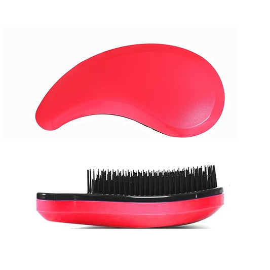 Puppy Brush for Small Dogs - Soft Dog Brush - Perfect Yorkie, Shih Tzu, Maltipoo & Maltese Grooming - Gentle Dog Hair Remover Brush for Easy Pet Hair Removal & Grooming at Home (Rose Red)