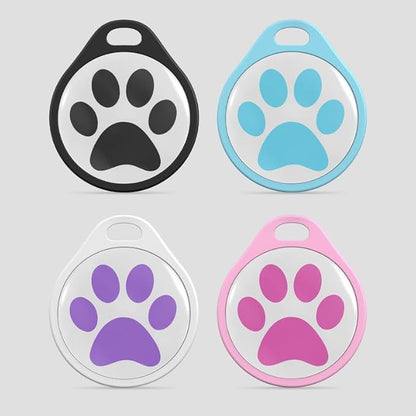 ADVENTUREMORE AIR Pet ID Tag-4pcs QR Code Tag & Smart ID Tag Small Personalized Name Plate with Online Profile - Dog Cat Tag Scan QR Receive Instant Pet Location Alert Email