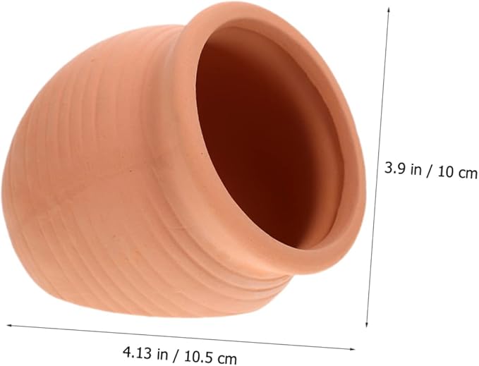 Aquarium Cave Ceramic Decoration, Fish Tank Aquarium Decorations Fish Shelter Decor Hideaway Cave Ceramics and Shrimp Clay Pot Accessories