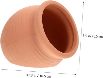 Aquarium Cave Ceramic Decoration, Fish Tank Aquarium Decorations Fish Shelter Decor Hideaway Cave Ceramics and Shrimp Clay Pot Accessories