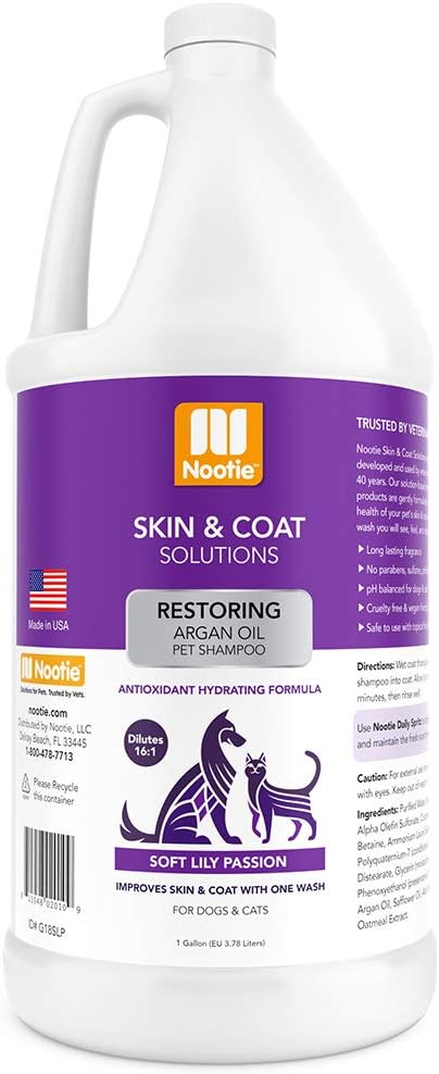 Nootie - Pet Shampoo for Sensitive Skin - Revitalizes Dry Skin & Coat - Natural Ingredients - Soap, Paraben & Sulfate Free - Cleans & Conditions