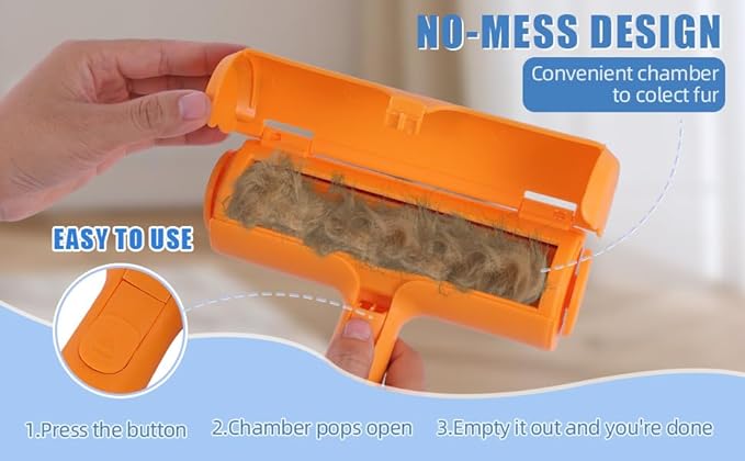 Ultimate Pet Hair Removal Kit | Car Pet Hair Removal | 18 Pet Hair Attracting Washer/Dryer Balls | Reusable Static Hair Brush | Dog Brush/Edge Cleaner | Safe and Gentle | GROOVY PAWZ