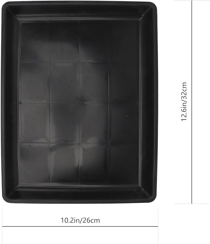 Garneck Dog Crate Replacement Tray 34x26cm Durable Plastic Bottom Pan for Pet Cages - Kennels and Rabbit Litter Box Easy Clean Dog Cage Tray for Cats Dogs and Small Animals