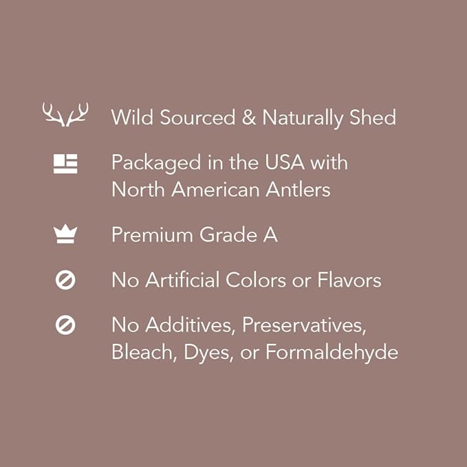 Amazon Brand  Wag Split Elk Antler, Naturally Shed, X-Large (Best for Dogs over 45 lbs)