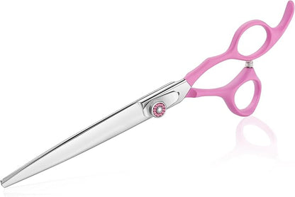 7" Dog Grooming Scissors for Grooming Face and Paws Safety Shears Trimming Cutting Shears for Dog Cat Pet Grooming