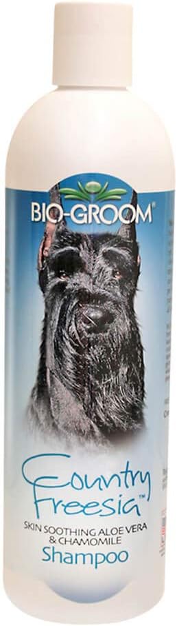 Bio-Groom Country Freesia Dog Shampoo – Natural Scent Pet Shampoo, Aloe Vera, Chamomile, Cat & Dog Bathing Supplies, Puppy Wash, Cruelty-Free, Made in USA, Quick Rinse Cat Shampoo – 12 fl oz 1-Pack