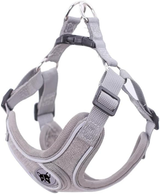 Dog Harness Soft Adjustable Basic Nylon Step in Puppy Vest Outdoor Walking