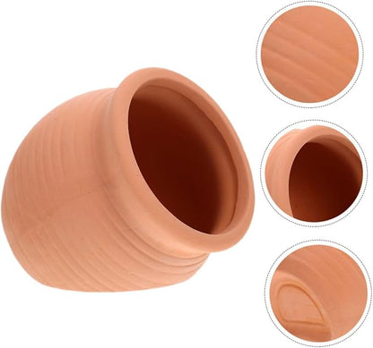 Aquarium Cave Ceramic Decoration, Fish Tank Aquarium Decorations Fish Shelter Decor Hideaway Cave Ceramics and Shrimp Clay Pot Accessories