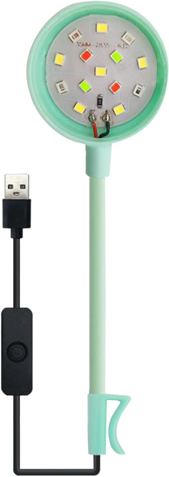 Lamps, Small Aquarium Fish Tank Led Light with USB Interface Clip On for Plant Aquarium