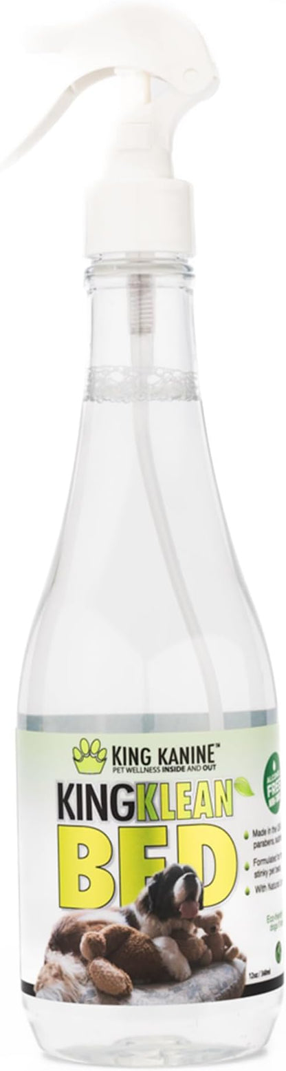 King Kanine Natural Dog Cleaner Deodorizing King Klean 14.88 oz | Organic Deodorizing Spray for Indoor & Outdoor Areas | Pet Odor Eliminator for Home | Hypoallergenic Gentle Cleansing Formula