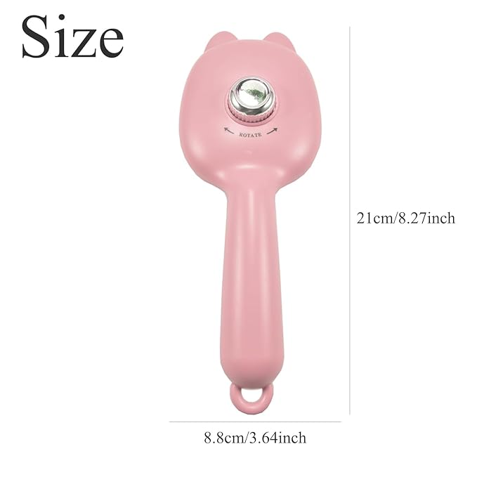 Self-Cleaning Dog Brush for Small Breeds - Adjustable Bristle Grooming Tool for Puppies, Yorkies, Shih Tzus, Maltipoos & Malteses (Pink)