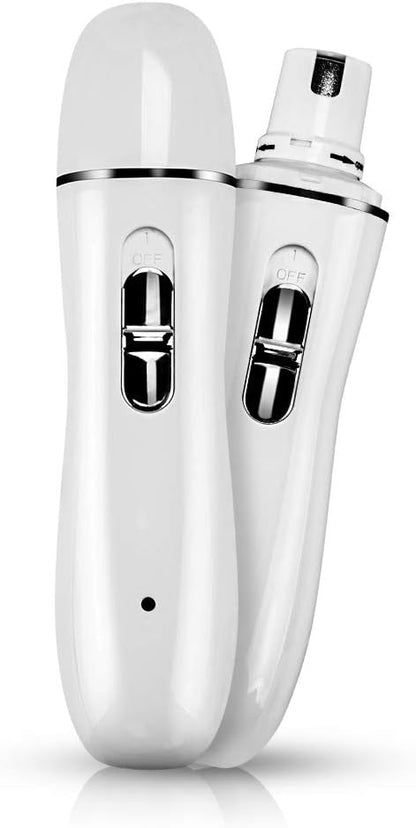 Electric Dog Nail Grinder, 2-Speed Electric Rechargeable Pet Nail Trimmer Paws Grooming & Grinding Tool for Small Medium Large Dog & Cats, Includes USB Wire