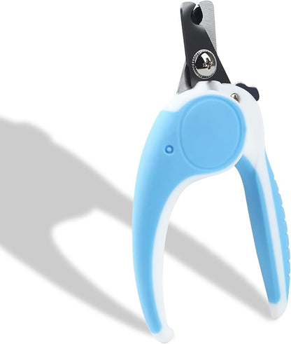 Pet Nail Clippers, Dog Nail Trimmers with Safety Guard to Avoid Excessive Cutting Nails, Dog Grooming Clippers has a Variety of Colors Suitable for Dogs, Cats and Other Petsï¼_lueï¼