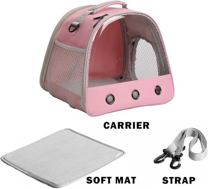 2-Pack Guinea Pig Carrier and Playpen Set - Breathable Pet Playpen Pop Open Outdoor/Indoor Exercise Fence, Portable Small Animal Backpack for Bearded Dragon, Rabbits, Hamster, Chinchillas