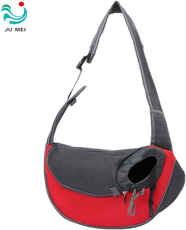 SOFTIER Pet Dog Sling Carrier Breathable Mesh Travel Safe Sling Bag Carrier for Dogs Cats