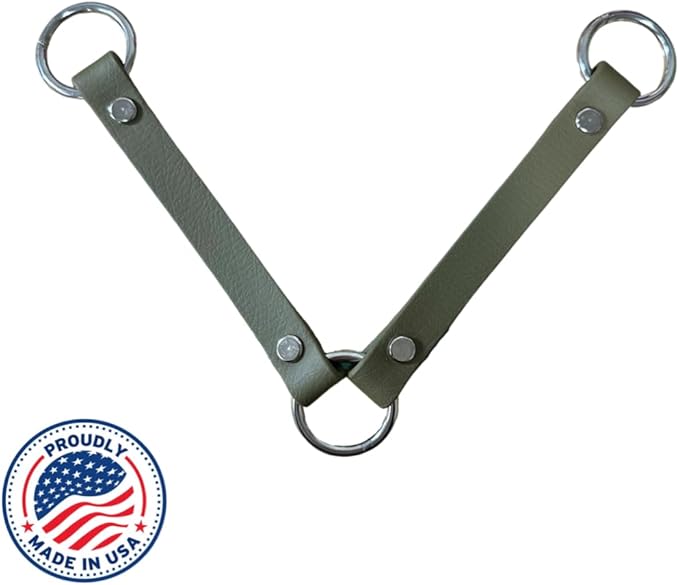 SparkDog Collars Dog Crate Fan Hanger, HotDawg Utility Strap, BioThane Ryobi P3320 Fan Hanger for Ruffland Dog Kennel, Bucket Holder Utility Strap - Made in The USA (Olive Drab)