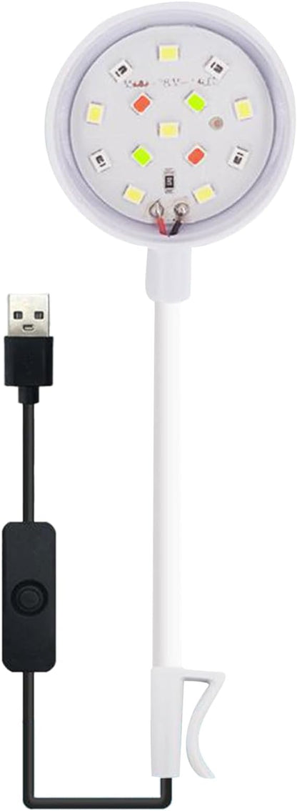 Lamps, Small Aquarium Fish Tank Led Light with USB Interface Clip On for Plant Aquarium