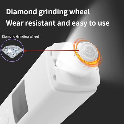 Dog Nail Trimmers, 4-Speed Dog Nail Grinder, Painless & Quiet Pet Nail Trimmer for Large Dogs, Medium & Small Dogs/Catsï¼2 Grinder Wheelsï¼