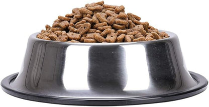 Cat Open Top Litter Box with Lid, Litter Mat, Poop Lifter Scoop & Kitten Kitty Stainless Steel Feeding Dish Bowl, Starter Kit 4 Pack for Small cat Within 5 Months (Grey-Four Entries)