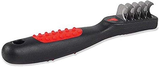 RYAN'S PET SUPPLIES Paw Brothers Coat Breaker, Dematting Hair Brush for Dogs, Dog Brush Comb for Shedding, Tiered Prongs Stainless Steel Teeth, Hair, Knots, Tangle, Mats Removal Tool for Dogs