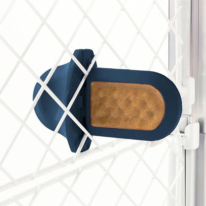 Diggs Groov Crate Training Aid for Puppies - Dog Crate Licking Toy and Puppy Training Aid - Safe, Calming Dog Enrichment Kennel Toy (Navy)