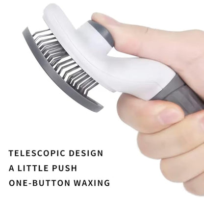 Brush Cat and Dog for shedding Gromming Cat brushes for indoor Cats Dog slickers cat fur brush cat comb with Release Button Dog Gromming Brush pet brush for semi short to semi long,, 7.84