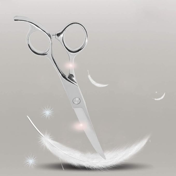 Dog Grooming Scissors,Pet Grooming Scissors,Curved Down Shears great for Groomers and Home Grooming