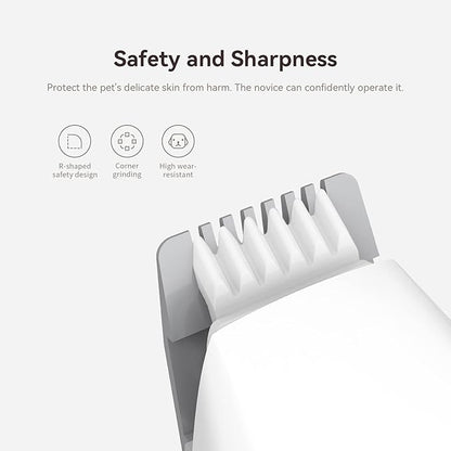 Dog Paw Trimmer, Dog Clippers, Cordless Cat and Small Dogs Clipper, Low Noise Electric Mini Pet Grooming Clippers for Trimming The Hair Around Face, Paw Pads, Eyes, Ears, Rump