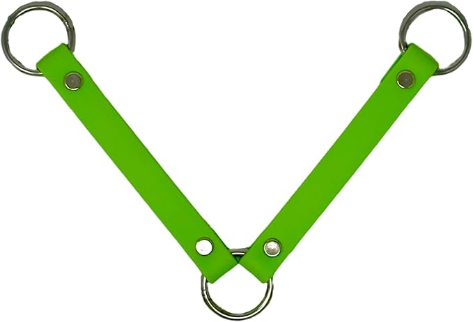SparkDog Collars Dog Crate Fan Hanger, HotDawg Utility Strap, BioThane Ryobi P3320 Fan Hanger for Ruffland Dog Kennel, Bucket Holder Utility Strap - Made in The USA (Green/Green)